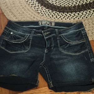 Truce denim jean shorts